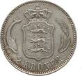 Dänemark 2 Kroner 1916 VBP Christian X. VF-EF