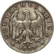 Weimarer Repuplik 1 Mark 1925 D VF