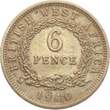 British West-Afrika Sixpence 1940 Georg VI. VF