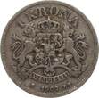 Schweden 1 Krone 1907 Oscar II. vf-