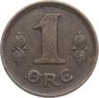 Dänemark 1 Øre 1917 Christian X. vf