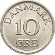 Dänemark 10 Øre 1950 Friedrich IX. xf+