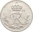 Dänemark 10 Øre 1959 Friedrich IX. vf-xf