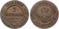 Russland 2 Kopeken 1900 SPB Nikolaus II., 1894-1917 ss- 2.56 &pound;  +  17.09 &pound; shipping