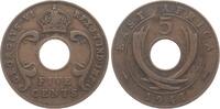 British Ost-Afrika 5 Cents Georg V., 1937-1952 -
