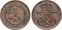 Dänemark 1 Øre Frederik VIII., 1906-1912 -