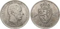 Norwegen 50 &Oslash;re 1919 H&aring;kon VII. ss+/vz 17.09 &pound;  +  17.09 &pound; shipping