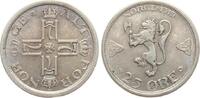 Norwegen 25 &Oslash;re 1919 H&aring;kon VII. vz 17.09 &pound;  +  17.09 &pound; shipping