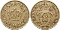 D&auml;nemark 1 Krone 1935 N Christian X. ss 38.45 &pound;  +  17.09 &pound; shipping