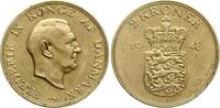 D&auml;nemark 2 Kroner 1948 N Friedrich IX., 1947-1972 ss+ 3.42 &pound;  +  17.09 &pound; shipping