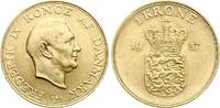 D&auml;nemark 1 Krone 1957 C Friedrich IX. vz 5.13 &pound;  +  17.09 &pound; shipping