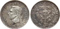 Südafrika 3 Pence Georg VI. -
