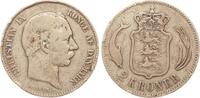 Dänemark 2 Kroner Christian IX., 1863-1906 -