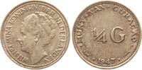 Curacao 1/4 Gulden Wilhelmina, 1890-1948 -