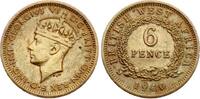 British West-Afrika Sixpence Georg VI. -