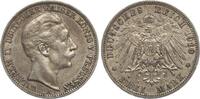 3 Mark 1910 Preussen Wilhelm II vz