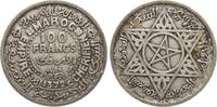 Marokko 100 Francs Mohammed V. unter französischem Protektorat -
