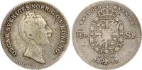 Schweden 1/16 Speciesdaler Oskar I. -