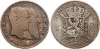 Belgien 1 Franc Leopold II., 1865-1909, 50 Jahre Belgien -