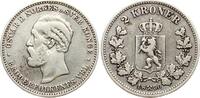 Norwegen 2 Kroner Oscar II. -