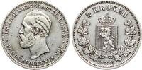 Norwegen 2 Kroner Oscar II. -