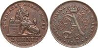 Belgien 2 Centimes Albert I., 1909-1934 -