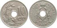 Belgien 10 Centimes Albert I., 1909-1934 -