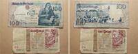 Portugal div. Escudos Lot von 2 gebrauchten Banknoten -