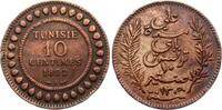 Tunesien 10 Centimes unter Frankreich -