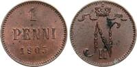Finnland 1 Penniä Nikolaus II., (Russland) -