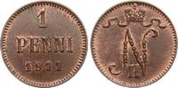 Finnland 1 Penniä Nikolaus II., (Russland) -