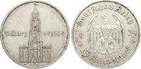 5 Mark 1934 J Deutschland, III. Reich Garnisonskirche mit Datum ss