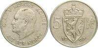 Norwegen 5 Kroner 1967 Olav V., 1957-1991, Kursmünze, seltenes Jahr ss 3.47 £  +  17.34 £ shipping