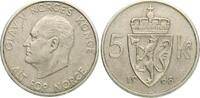 Norwegen 5 Kroner 1968 Olav V., 1957-1991, Kursmünze, seltenes Jahr ss+ 4.33 £  +  17.34 £ shipping