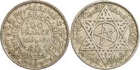 Maroc Argent 100 Francs 100 Francs - Maroc Argent -