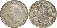 Grande Bretagne Argent 1/2 Couronne 1/2 Couronne Georges VI - Grande Bretagne Argent -