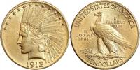 Etats - Unis 10 Dollars 1912 10 Dollars Indien - Etats-Unis vz / ss+ 1,945.73 &pound;  +  shipping
