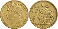 Grande Bretagne Souverain 1821 Souverain Georges IV - Grande-Bretagne s+ 1,226.34 &pound;  +  32.08 &pound; shipping