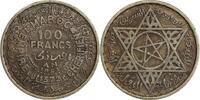 Maroc Argent 100 Francs 1953 - 1372 100 Francs Mohammed V - Maroc Argent ss 8.46 &pound;  +  30.04 &pound; shipping