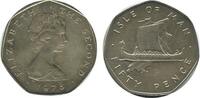Ile de Man Argent 50 Pence 1978 50 Pence Elisabeth II Ile de Man Argent vz 16.47 £  +  7.37 £ shipping