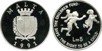 Malte Argent 5 Liri 5 Liri Sauver les Enfants - Malte Argent -
