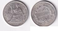 Indochina  1 Piaster 1906 ss