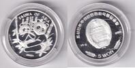 Nord Korea 5 Won 2001 2 Pandas proof 34.68 £  +  8.67 £ shipping