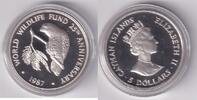 Cayman Inseln 5 $ 1987 Kubanische Amazone proof 32.94 £  +  8.67 £ shipping