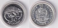 Venezuela 50 Bolivares 1975 Gürteltier proof 39.01 £  +  8.67 £ shipping