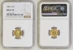 USA 1862 G$1 $1 1862 MS61PL NGC