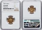 USA $2.50 1877 S 1877-S $2.50 AU58 NGC 1,303.08 £ free shipping