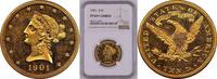 USA $10 1901 1901 $10 PR63+CAM NGC 27,923.08 £ free shipping