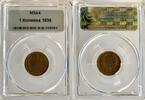 UDSSR Russland Russia 1 kopeke kopek UDSSR 1 kopeck 1936 HHP MS64 Y#98 RRR -