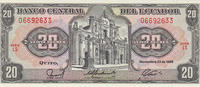 Ecuador 20 Sucres 22.11.1988 Ecuador 20 Sucres 22.11.1988 CHURCH Pick#12... 4.33 £  +  17.34 £ shipping